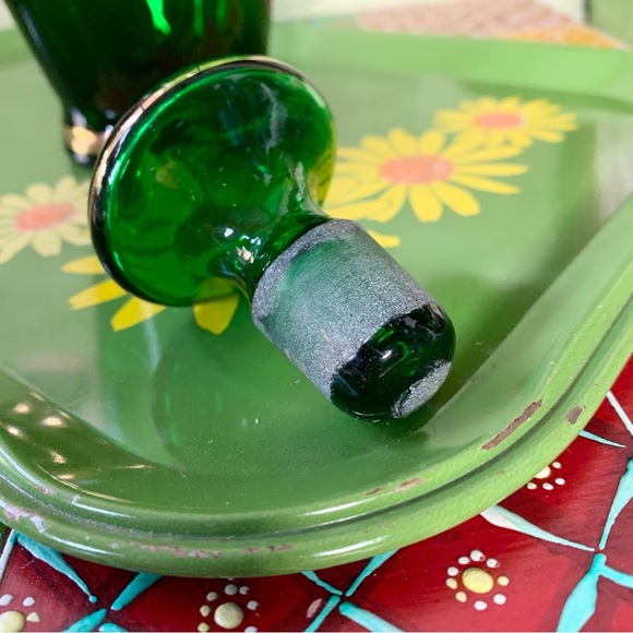 Gilded Emerald Decanter - Picture 8 of 9